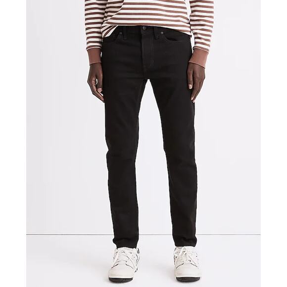 MADEWELL Men's Slim Jeans 40x32 Black Bainhart Wash ND479 COOLMAX® Denim NWT - Picture 1 of 14